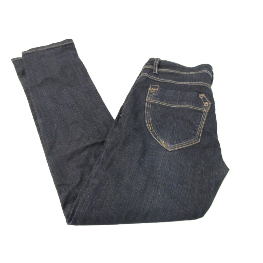 Maduzi Dark Wash Five‑Pocket Jeans Y2K - Junior - 7